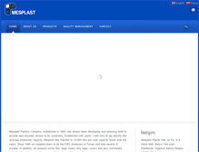 Tablet Screenshot of mesplast.com.tr